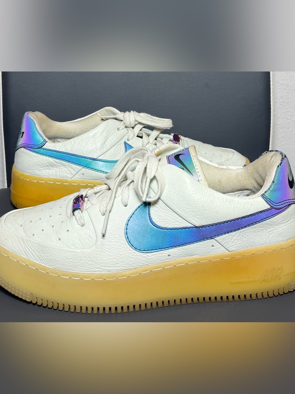 Nike Air Force 1 Sage Low LX Violet Mist Platform AE5409-003 Women’s Size 12
